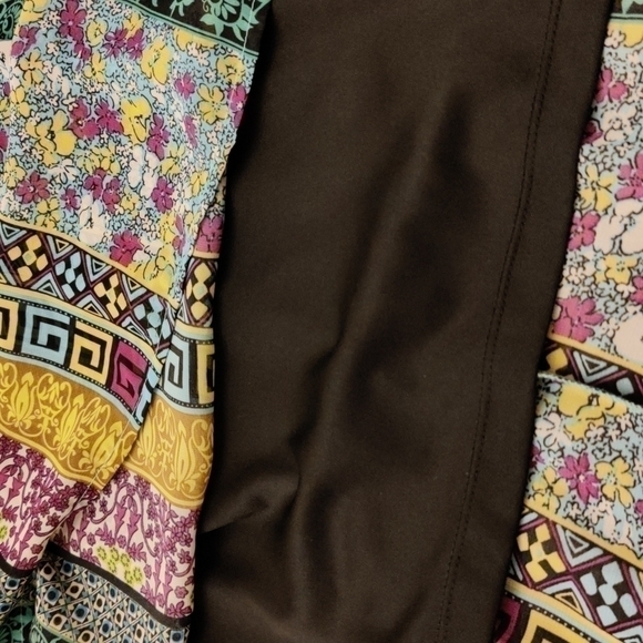 Intu Boho Shift Dress, Size Small, Strappy Back, Longer Back, Beautiful Fabric - Picture 9 of 10